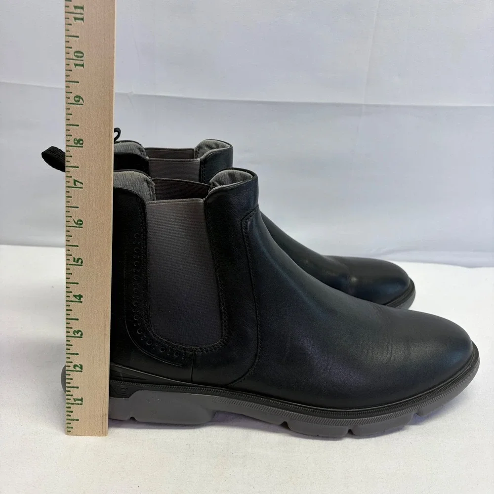 Johnston Murphy XC4 Chelsea Boots Mens 12M Black Leather Waterproof Comfort
